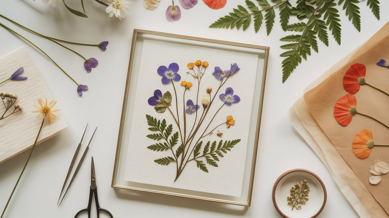 How to Make Pressed Flower Art at Home